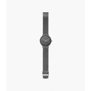Skagen Holst Relógio de quartzo homem SKW6624 40 mm Aço inoxidável Malha Cinzento