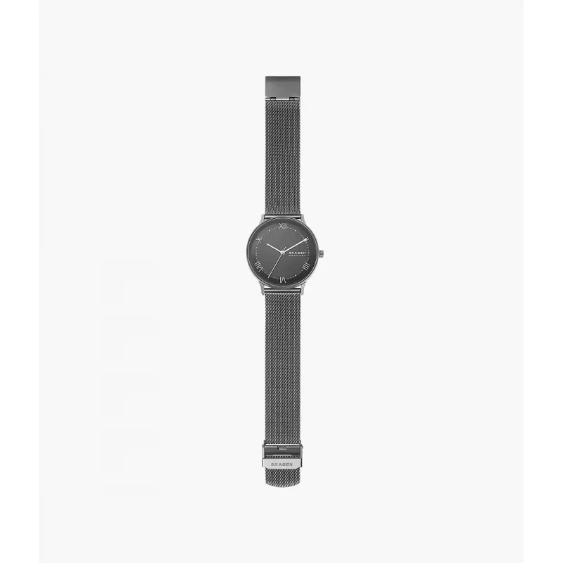 Skagen Holst Relógio de quartzo homem SKW6624 40 mm Aço inoxidável Malha Cinzento
