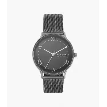 Skagen Holst Relógio de quartzo homem SKW6624 40 mm Aço inoxidável Malha Cinzento