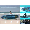 Prancha de stand-up paddle insuflável SKT ASIATICUS 350x89x15 cm Yoga