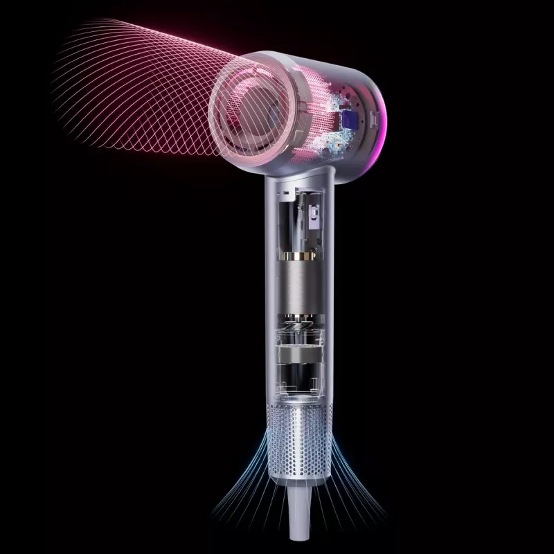 Secador de cabelo ultrassónico SKYWORTH MH18S, prateado