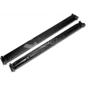 Wirewin painel cego 1U sem parafusos preto RAL9005 (BP 1U BL SL)