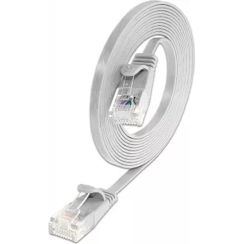 Wirewin cabo de rede Ethernet Cat.6 Slim, U/UTP, 10 m, branco (PKW-SLIM-KAT6 10.0 WS)