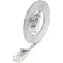 Cabo patch Wirewin Cat.6 SLIM U/UTP 0,15 m branco PKW-SLIM-KAT6 0.15 WS