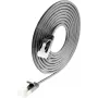 Cabo de rede Light redondo U/FTP Cat 6a Wirewin preto 0,5m fino flexível PoE (PKW-LIGHT-STP-K6A 0.5 SW)