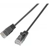 Wirewin PKW-LIGHT-K6 3.0 SW - Cabo de rede Slim-Light Cat.6, U/UTP, 3,0 m, preto