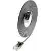 Wirewin SLIM UL6 10 SW - cabo de rede SLIM-Light Cat.6, U/UTP, 10 m, preto PKW-LIGHT-K6 10.0 SW