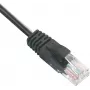 Wirewin SLIM UL6 10 SW - cabo de rede SLIM-Light Cat.6, U/UTP, 10 m, preto PKW-LIGHT-K6 10.0 SW