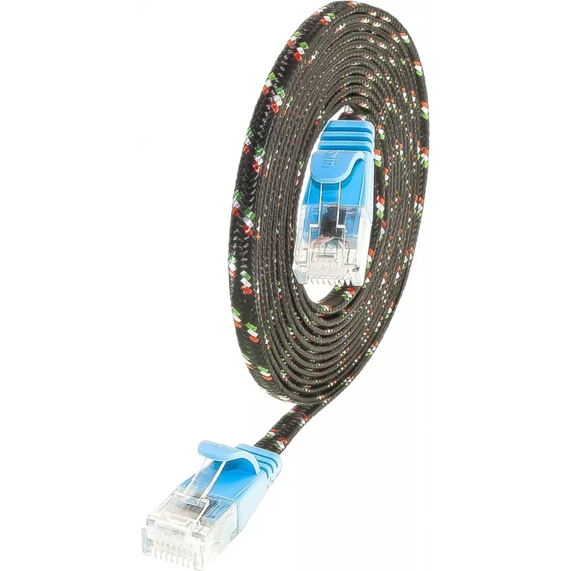 Cabo de patch Wirewin SLIM UT6 10 BL - Cat.6 Slim-Tough, U/UTP, 10 m, Azul (PKW-TOUGH-K6 10.0 BL)