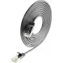 Cabo de rede blindado Cat6 Wirewin Triotronik PKW-LIGHT-STP-K6 0,15 SW, ficha RJ45 macho para ficha RJ45 macho, 0,15 m, preto