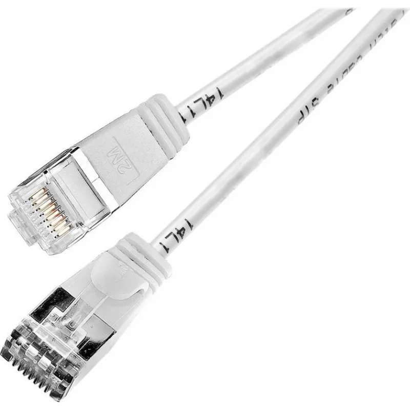 Wirewin Triotronik PKW-LIGHT-STP-K6 15.0 WS Cabo de patch Cat6 S/FTP, ficha RJ45 para ficha, branco, 15 m