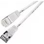 Cabo de rede blindado Cat6 Wirewin Triotronik PKW-LIGHT-STP-K6 2.0 WS, 2 m, branco