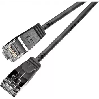 Wirewin Triotronik PKW-LIGHT-STP-K6 3.0 SW Cabo de patch blindado Cat6, 3m, Preto