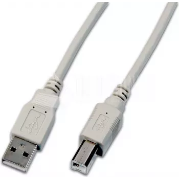 Cabo USB 2.0 A para B Wirewin 1 m cinzento USB A-B MM 1.0 GR