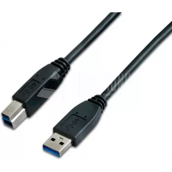 Wirewin USB 3.0 A-B MM 1.8 SW – Cabo USB SuperSpeed 1,8 m, preto