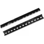 Prateleira de rack ventilada ajustável Wirewin VCO 42U BL 1U 19 polegadas preto