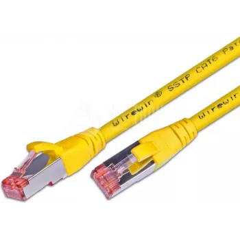 Cabo de rede Wirewin PKW-PIMF-KAT6 4.0 GE amarelo 4 m Cat6 S/FTP (S-STP)
