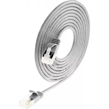 Wirewin PKW-LIGHT-STP-K6A 2.0 cabo patch redondo Slim Cat 6a U/FTP, 2,0 m, cinzento, PoE, flexível