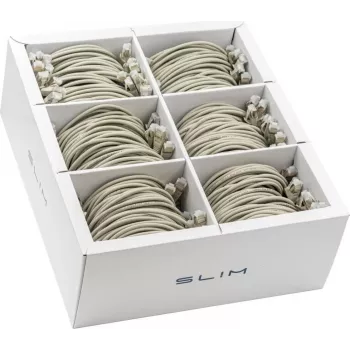 Wirewin SLIM-LS-K6A 3.0 36 Cabo de rede Cat6A Slim Ethernet, 3m, U/FTP, cinzento, pack de 36