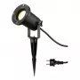 SLV Nautilus Projetor de jardim com espeto 227410 GU10 IP65 com estaca de terra e cabo de 1,5 m preto