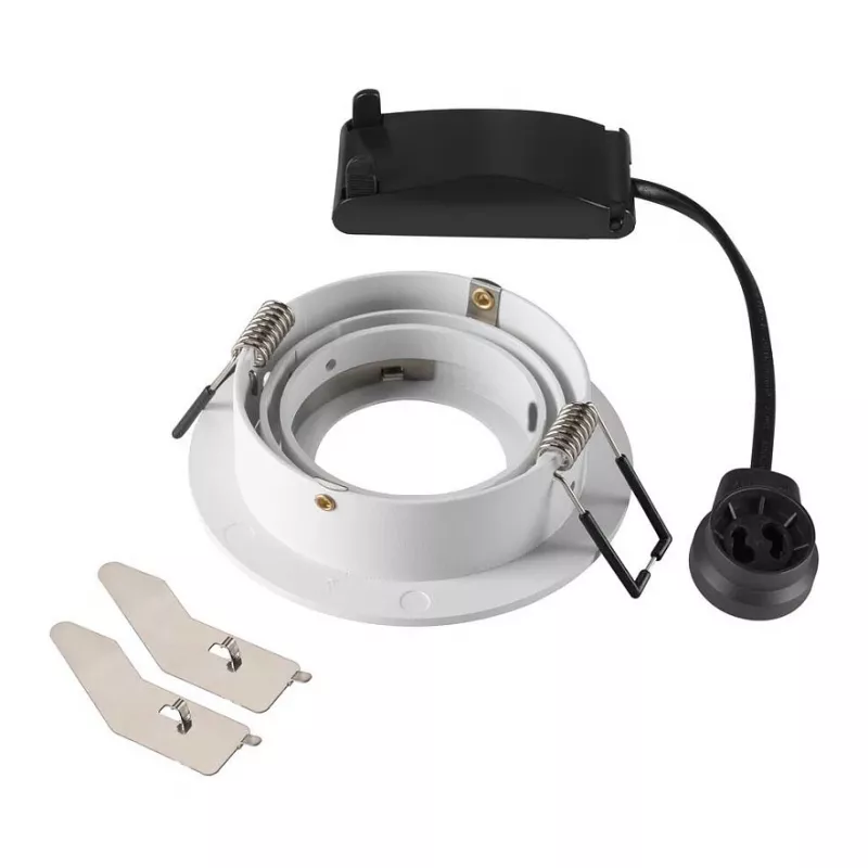 Foco de encastrar SLV NEW TRIA 75 redondo GU10 máx. 10W branco 75mm