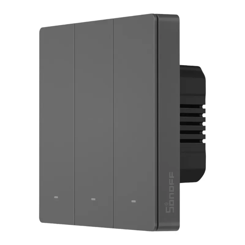 Interruptor de parede inteligente WiFi Sonoff M5 3C (3 canais)