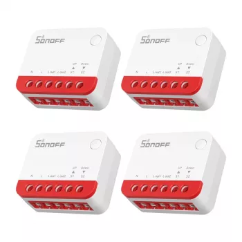 Interruptor inteligente ZigBee para estores Sonoff MINI-ZBRBS (pack de 4)
