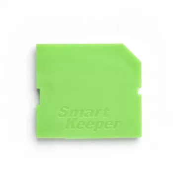 SmartKeeper Bloqueador de porta Mini/Micro SD, Verde, pack de 10 (SLSART-0323)