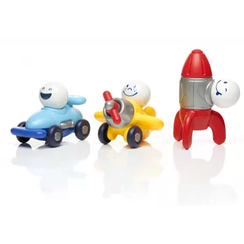 SmartMax My First Explorers Conjunto de construção magnético de 15 peças para crianças a partir de 1 ano