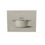 Panela de Barro Smeg CSF2412CRM, 24 cm, Revestimento Antiaderente Cerâmico, Pega em Aço Inoxidável, Creme Mate