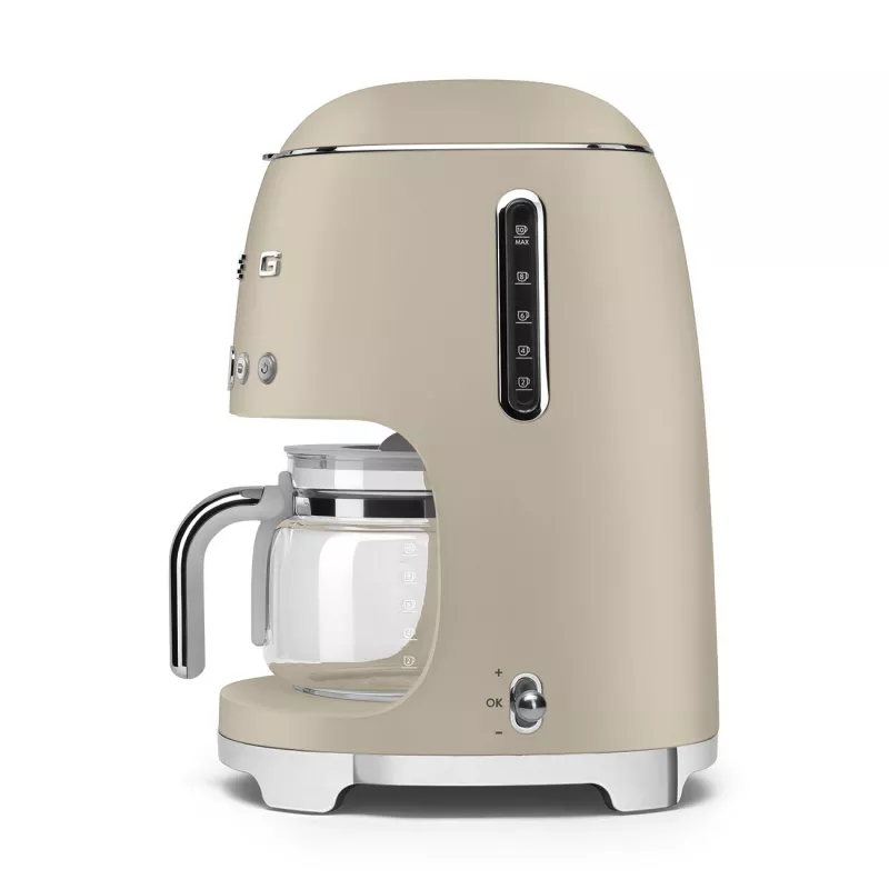 Máquina de café de filtro Smeg DCF02MLMEU, Bege, Edição Ines de la Fressange Paris