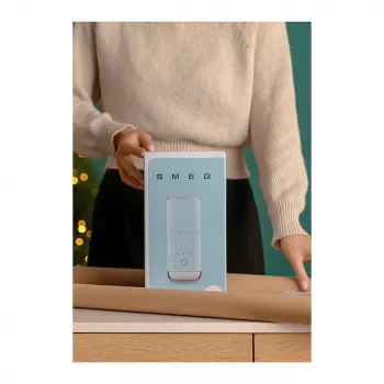 Smeg MFF02PGEU Espumador e aquecedor de leite automático, verde pastel, 500 W