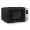 Micro-ondas combinado Smeg MOC02BLMEU, 9 funções, 2100 W, preto mate