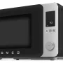 Micro-ondas combinado Smeg MOC02BLMEU, 9 funções, 2100 W, preto mate