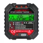 Testador de tomadas com visor digital Habotest HT107D