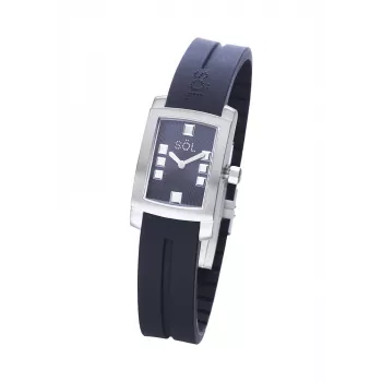 Relógio de mulher SOL WATCH WOMAN 10011/2 (23mm) quartzo analógico com bracelete de metal prateado