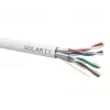 SOLARIX SXKD-6A-FFTP-LSOH cabo de instalação Cat.6A F/FTP, LSOH, Dca-s2,d2,a1, 500m bobina de madeira, cinzento