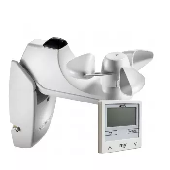 Somfy 1818317 Soliris Smoove Uno Pure White Kit com sensor de vento/sol sem moldura