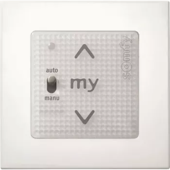 Somfy Smoove Uno A/M io Pure interruptor de parede 1811404 (sem moldura)