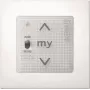 Somfy Smoove Uno A/M io Pure interruptor de parede 1811404 (sem moldura)