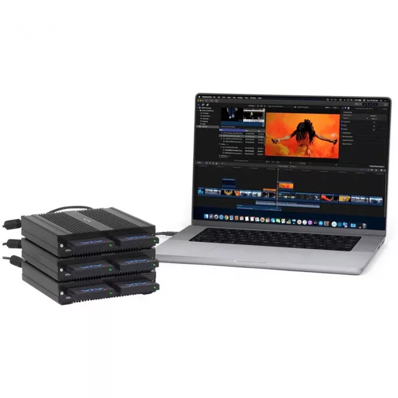 Sonnet Série SF3 - Leitor de cartões AJA Pak Media Thunderbolt Pro