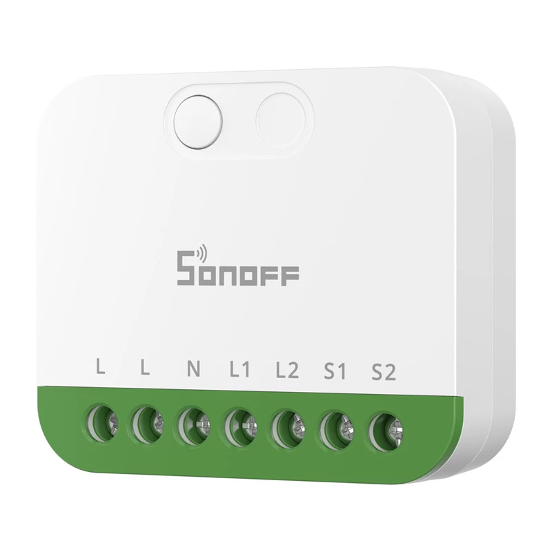 Mini interruptor Matter de dois canais Sonoff MINI-2GS