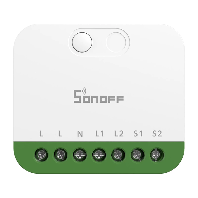 Mini interruptor Matter de dois canais Sonoff MINI-2GS