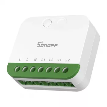 Mini interruptor Matter de dois canais Sonoff MINI-2GS
