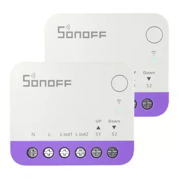 Interruptor inteligente mini para estores Sonoff MINI-RBS WiFi (pack de 2)