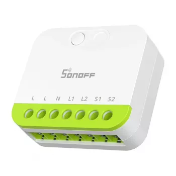 Mini interruptor ZigBee de dois canais Sonoff MINI-ZB2GS