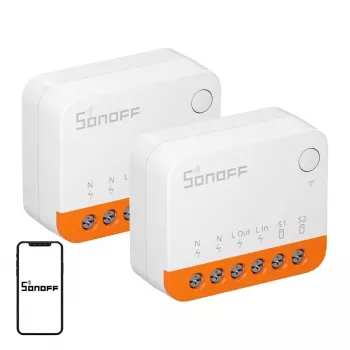 Interruptor SONOFF MINIR4 (Extreme), pack de 2
