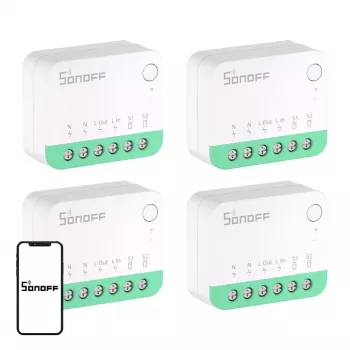 Interruptor Matter SONOFF MINIR4M (Extreme), pack de 4