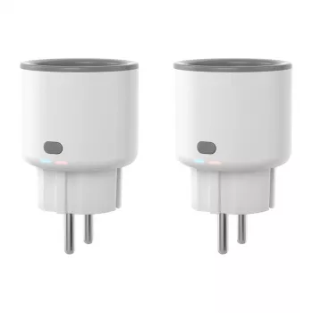 SONOFF S60ZBTPF Tomada Inteligente Zigbee 3.0 (Pack de 2) Tipo F, Controlo Remoto, Horários, Controlo por Voz