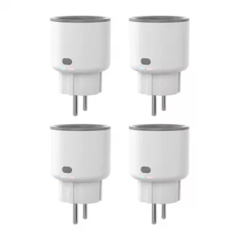 Tomada inteligente ZigBee SONOFF S60ZBTPF, pack de 4